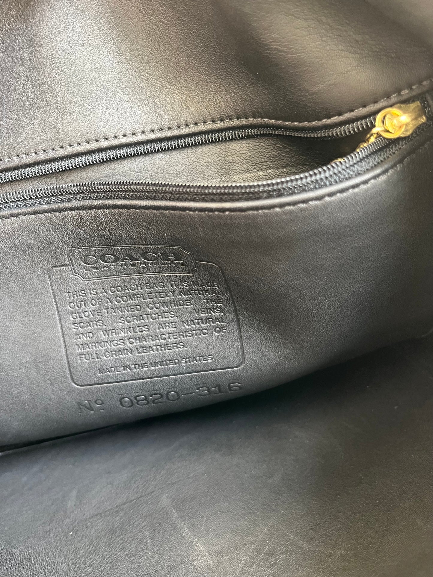 Vintage Coach Crossbody Bag