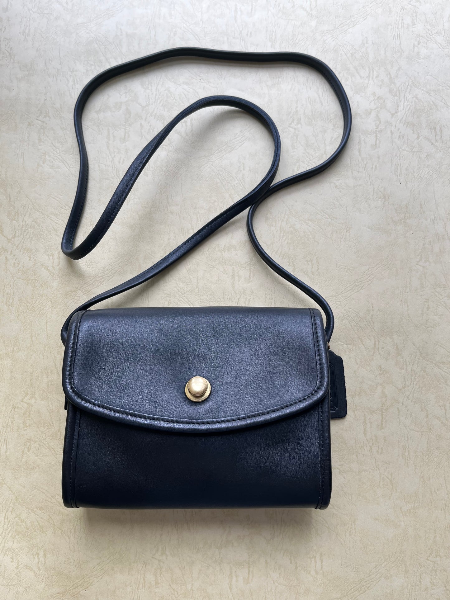 Vintage Coach Black Crossbody Bag