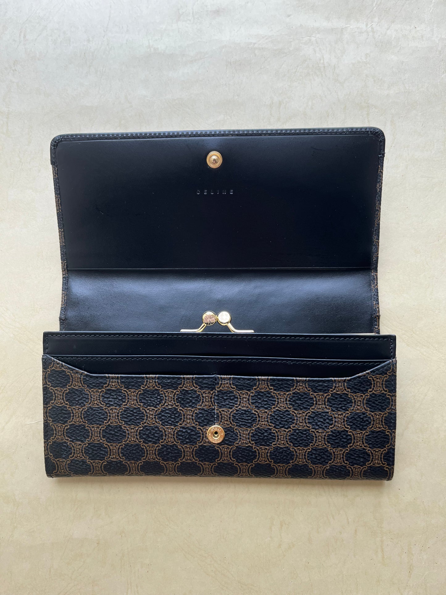 Vintage Celine Long Wallet