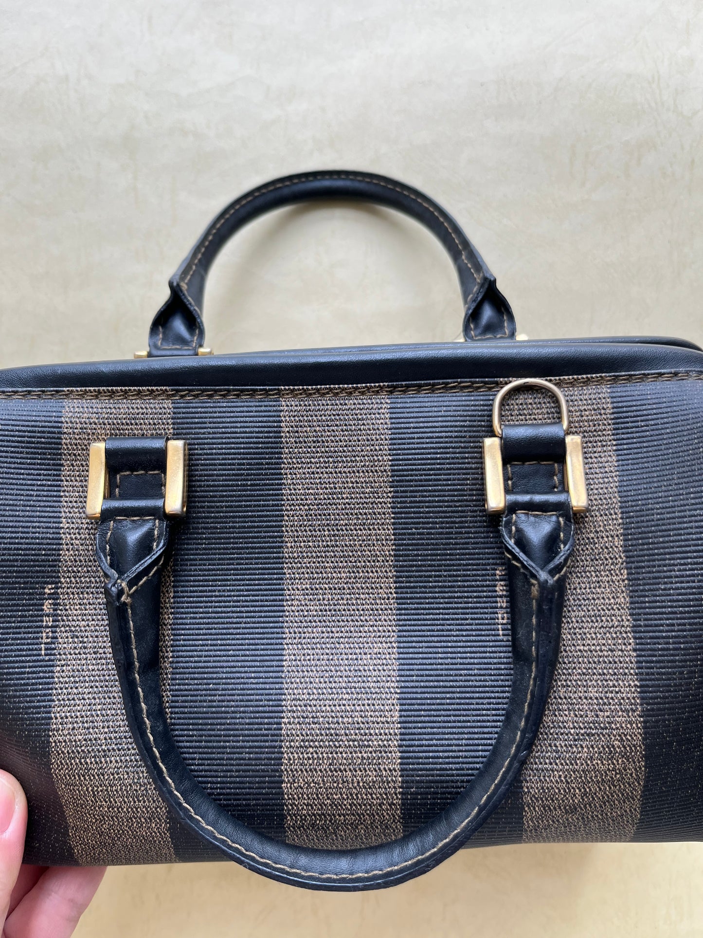 Vintage Fendi Boston Bag(size:mini)
