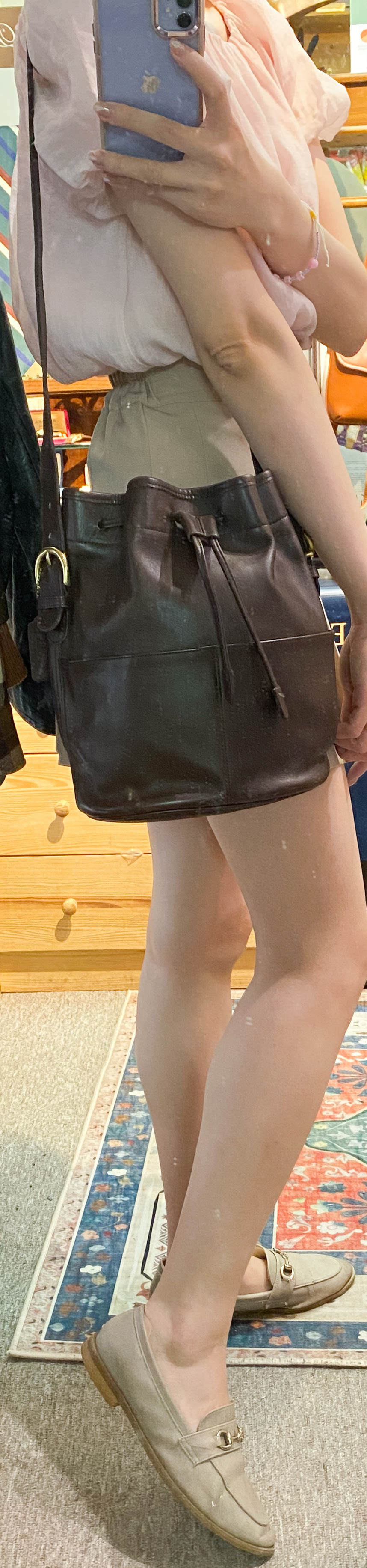 Vintage Coach Bucket Bag